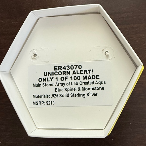 Bomb Party ----- UNICORN ALERT !!! STERLING SILVER EARRINGS - Picture 3 of 3